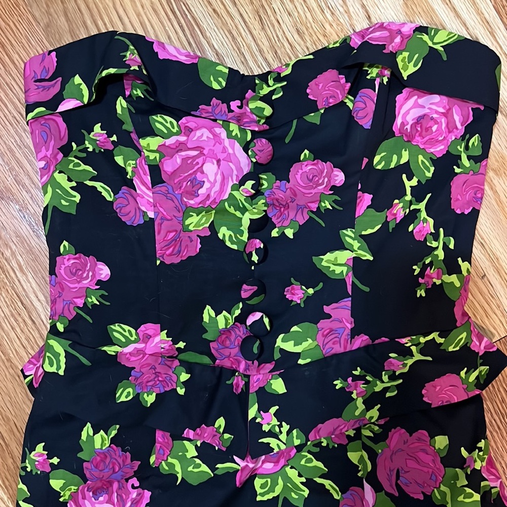 Vintage Betsey Johnson Rose Dress